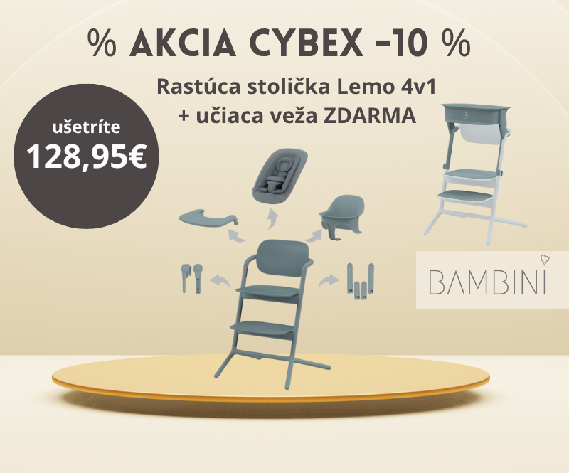 a akcia cybex lemo 4v1 s učiacou vežou